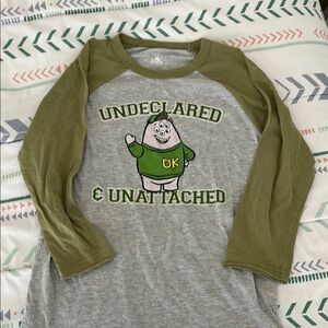 Disney 3/4 sleeve Monsters University shirt